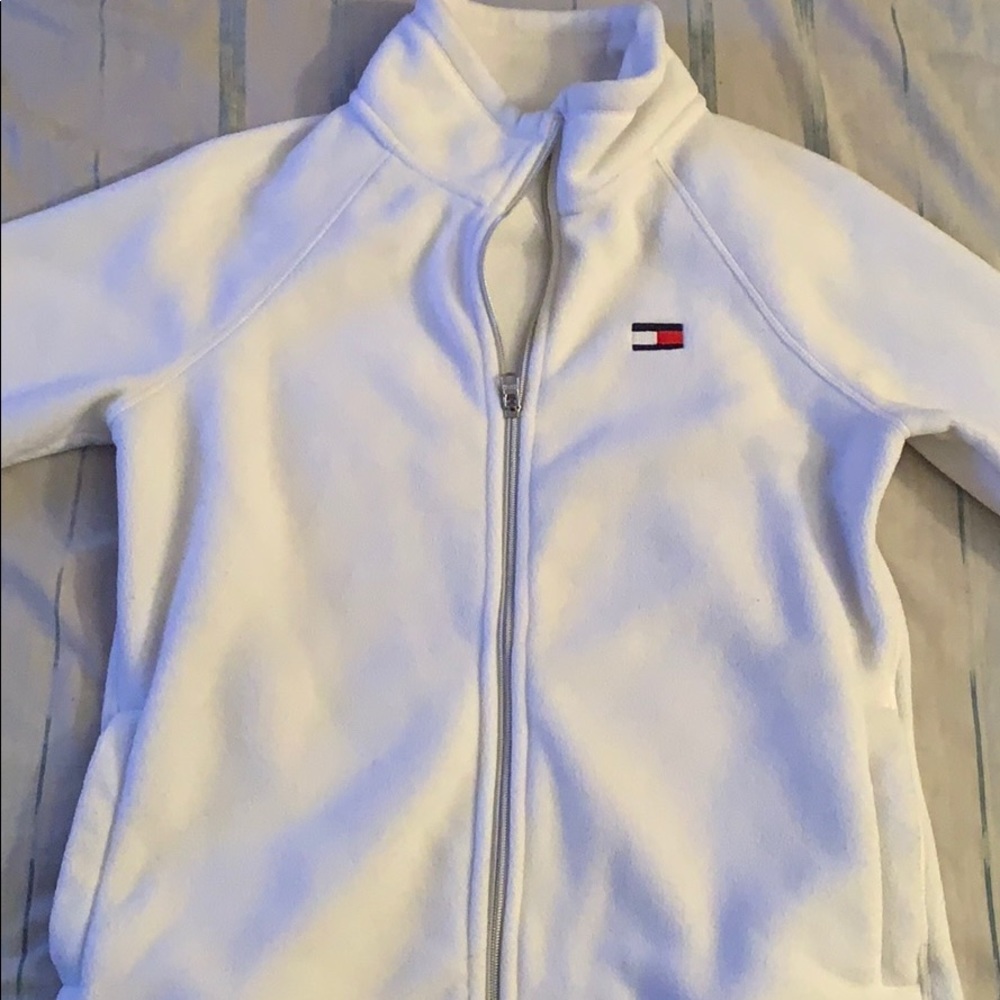 White Tommy Hilfiger sports jacket